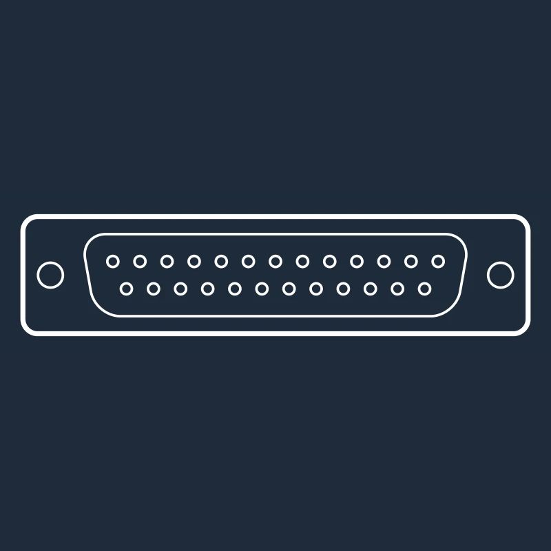 DB 25 Connector Parallel, Drucker