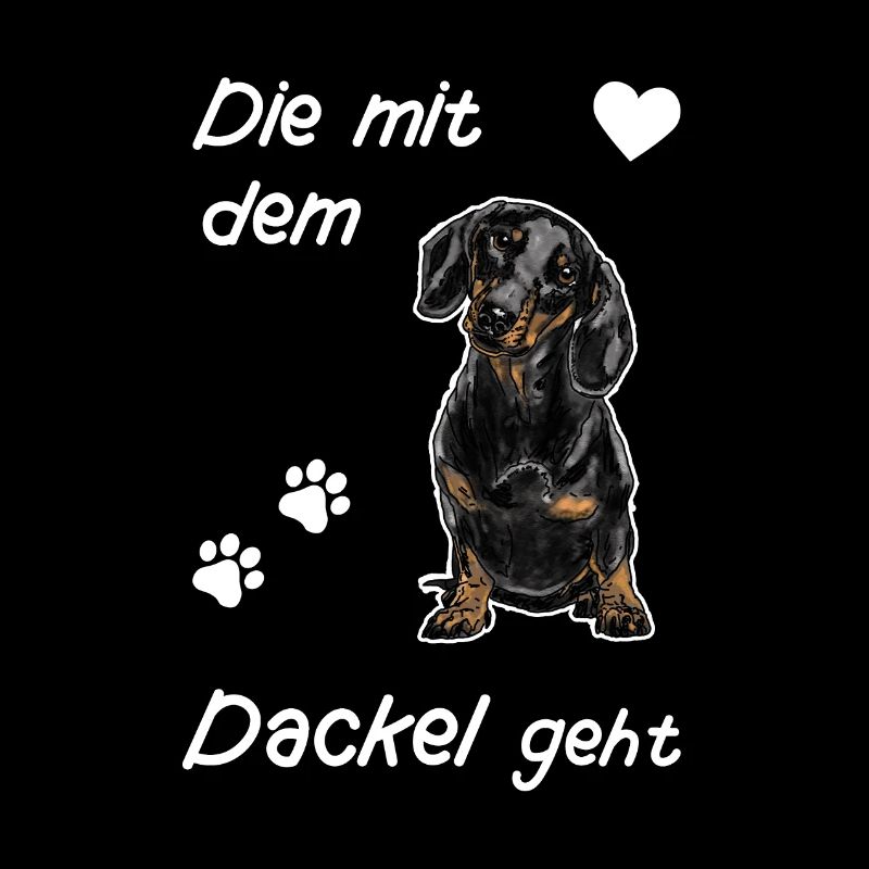 Dackeldesign, die mit dem Dackel geht Realstyle