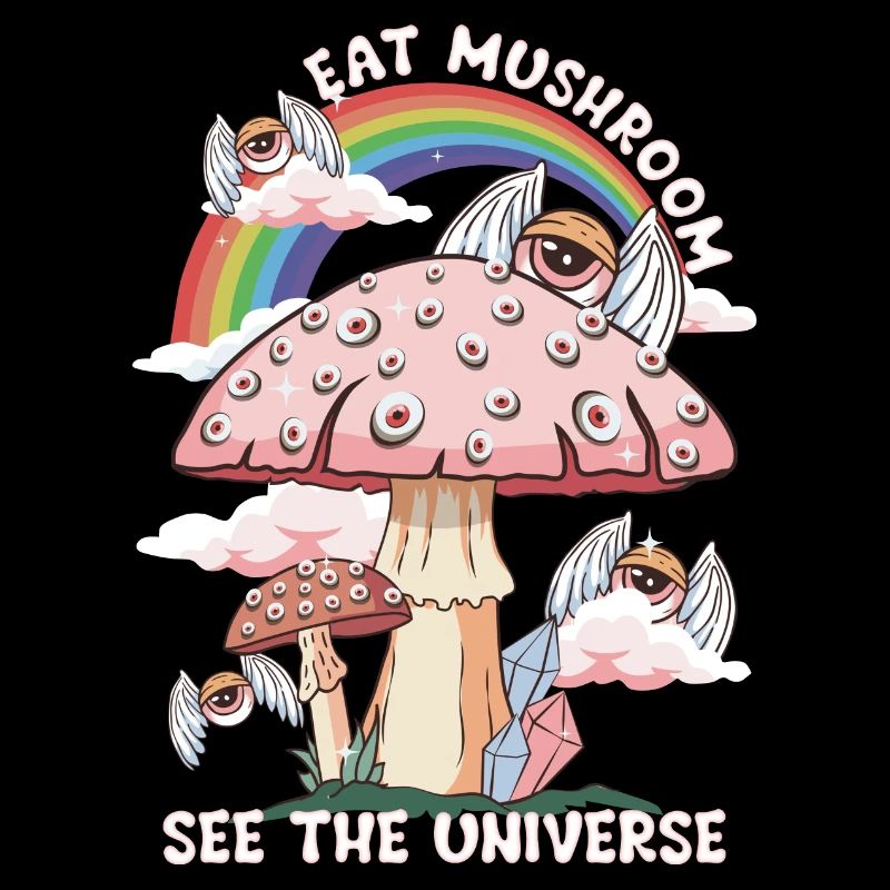 Mushroom See The Universe Graphic Art