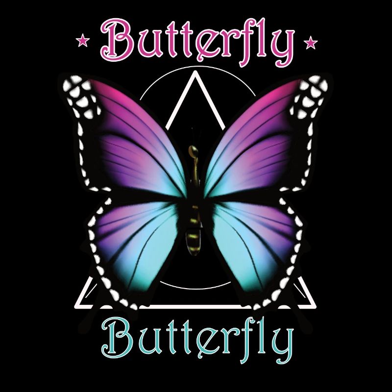 Papillon violet
