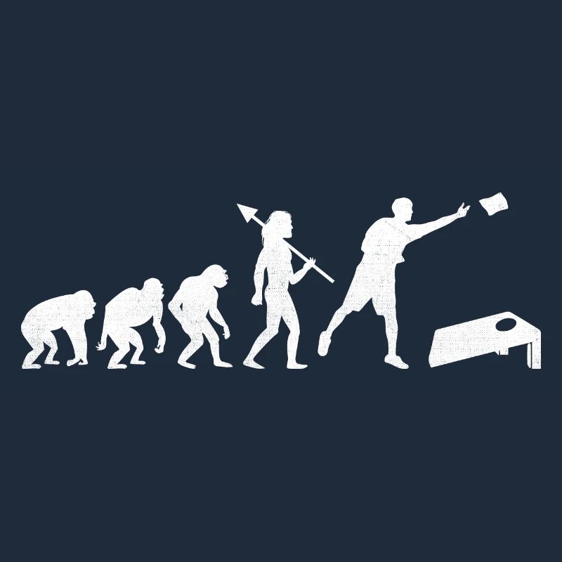 Cornhole Evolution Cornhole Sports Lustiges Cornhole