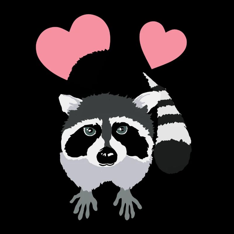 Waschbär-Liebe