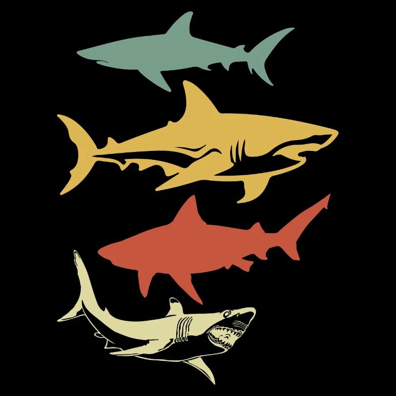 Vintage Retro Shark