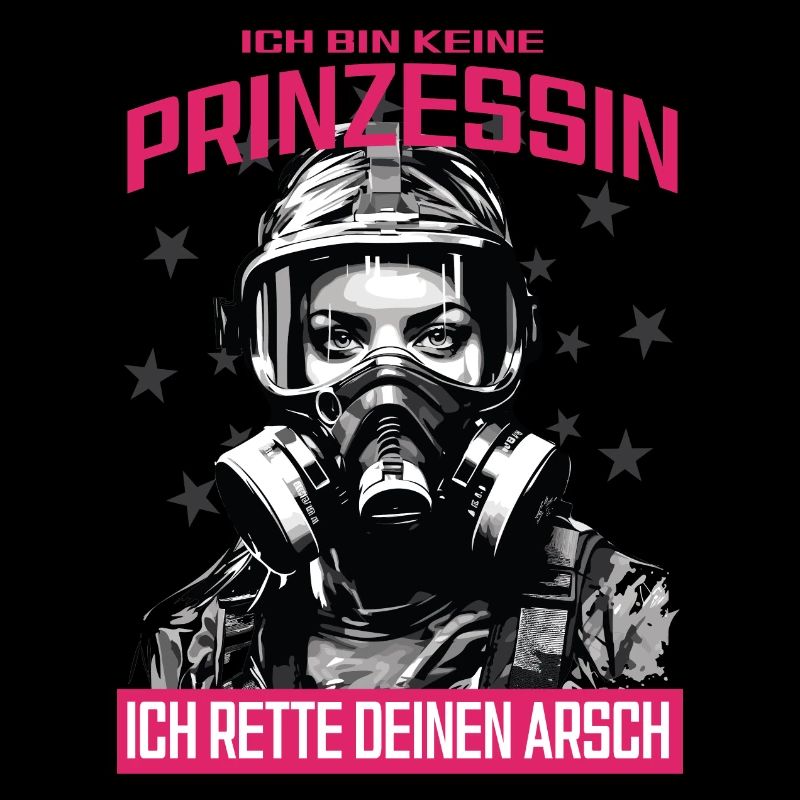 T-shirt princesse pompier