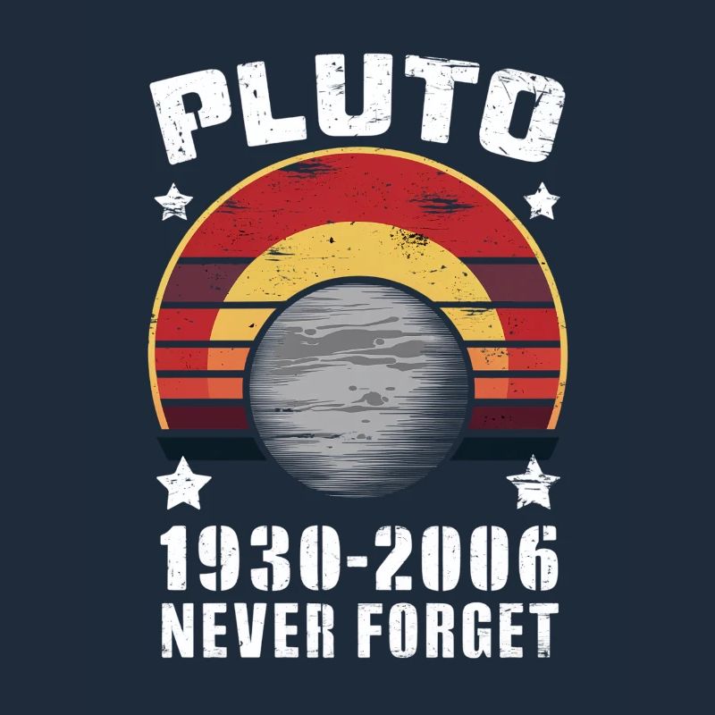 Pluto 1930-2006 Never Forget Retro