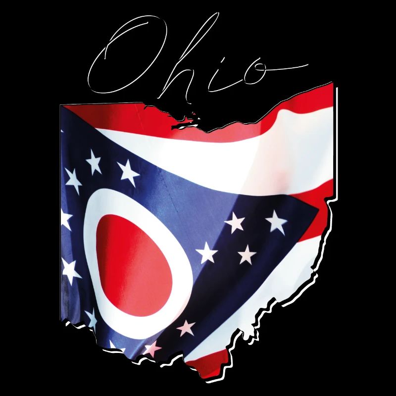 Ohio (États-Unis) | Drapeau réel | Flag Map Script