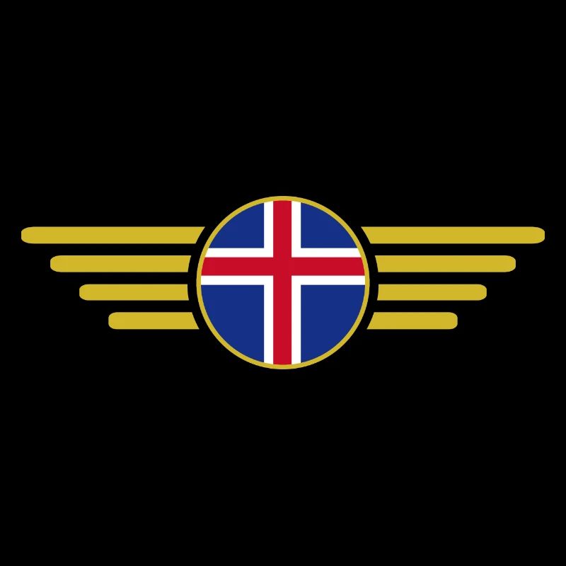 J’aime l’Islande T-shirt design de style élégance