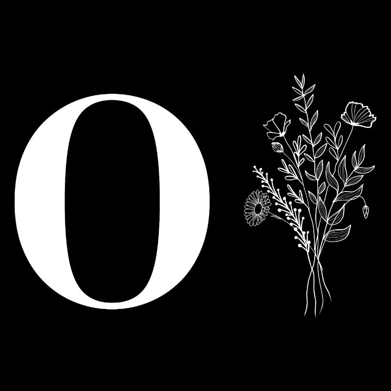 Lette o fleurs minimalistes