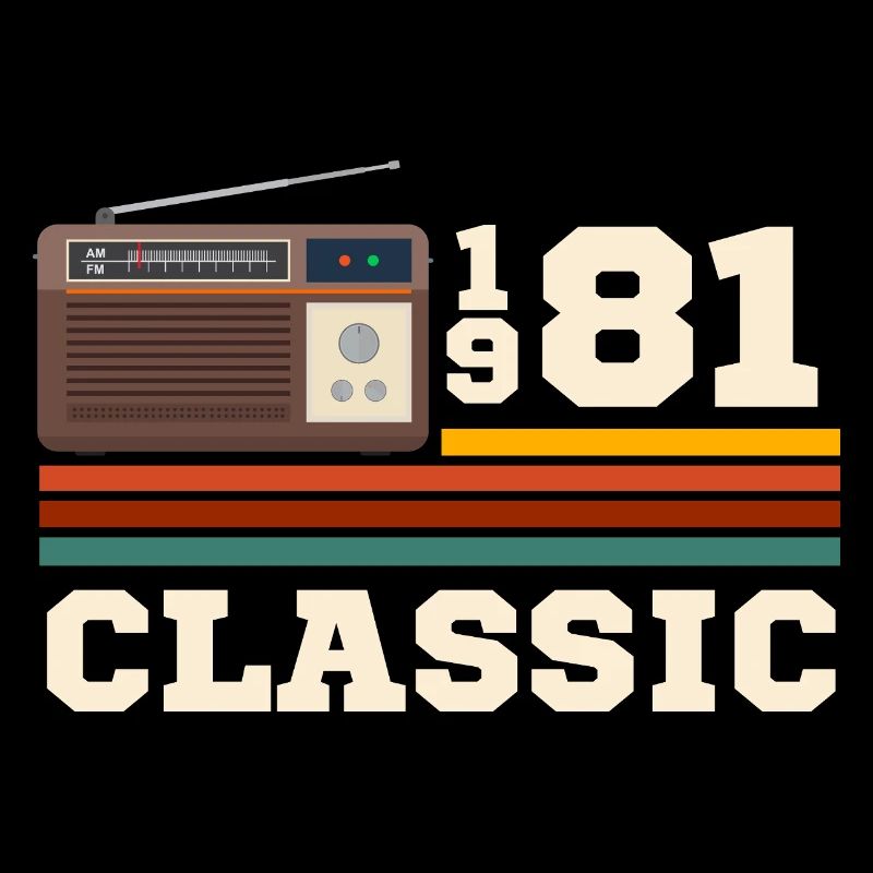 Anniversary 1981 retro classic