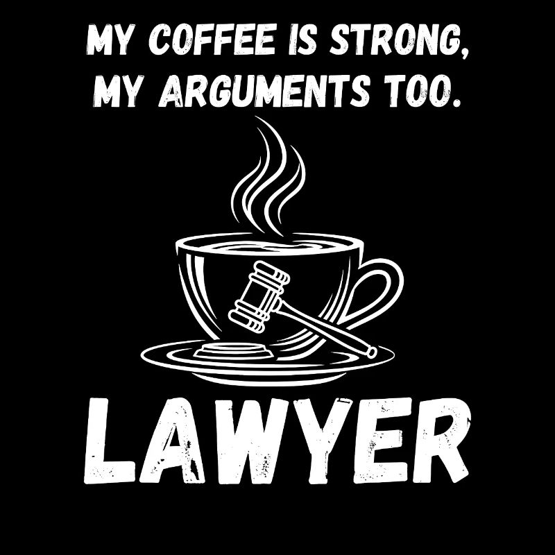 Strong coffee, strong arguments - lawyer power!
