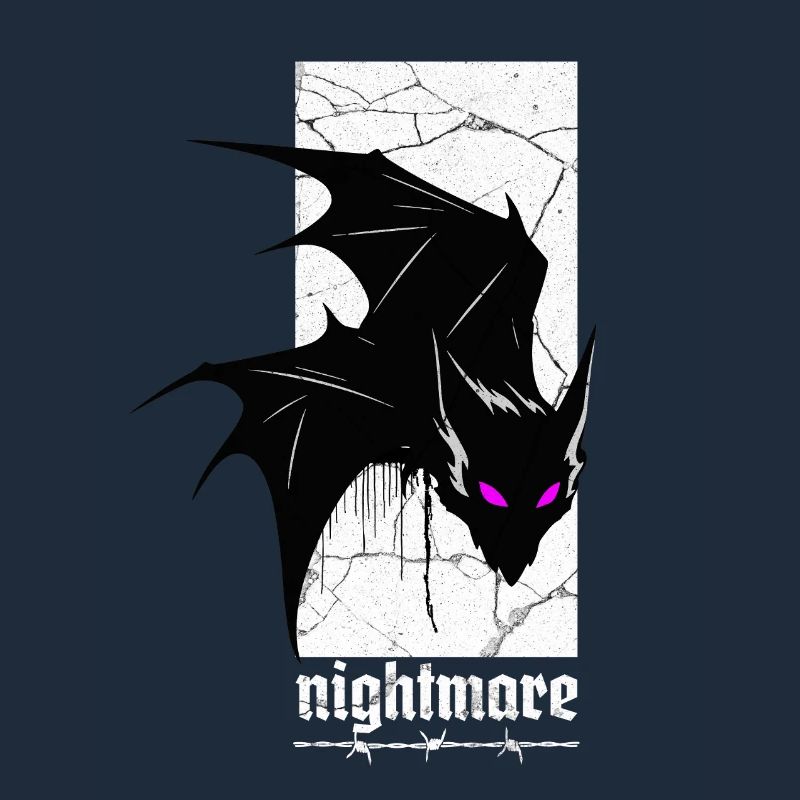 Nightmare Bat – Horreur gothique Vampire Creature Art
