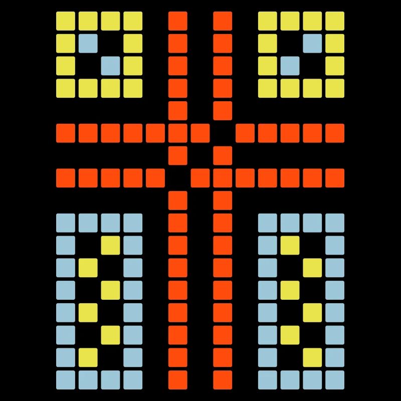 Cross Pattern Graphic - Vector