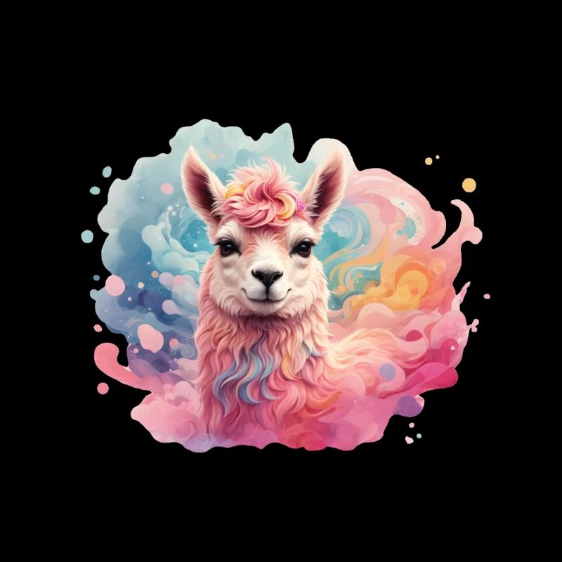 Lama, Alpaka, bunt, Kind, Geschenk, niedlich, süß