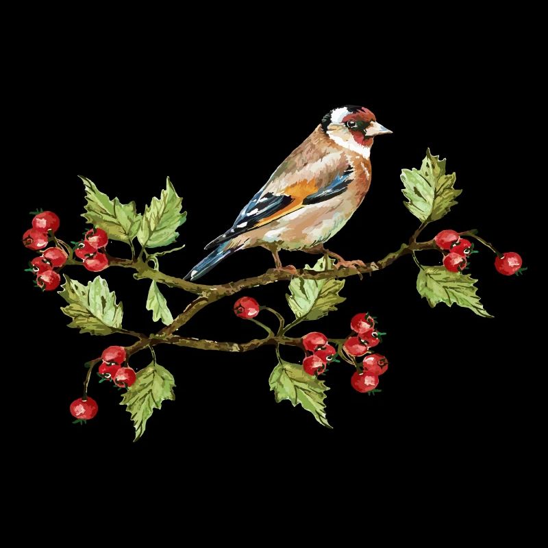 Bunter Vogel