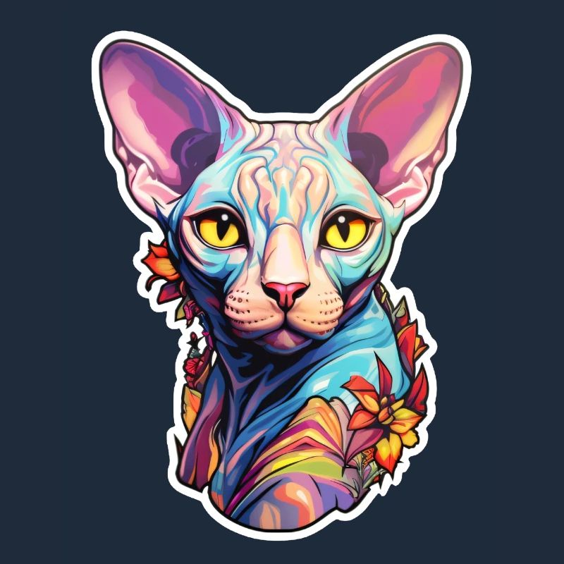 Sphynx Cat Head