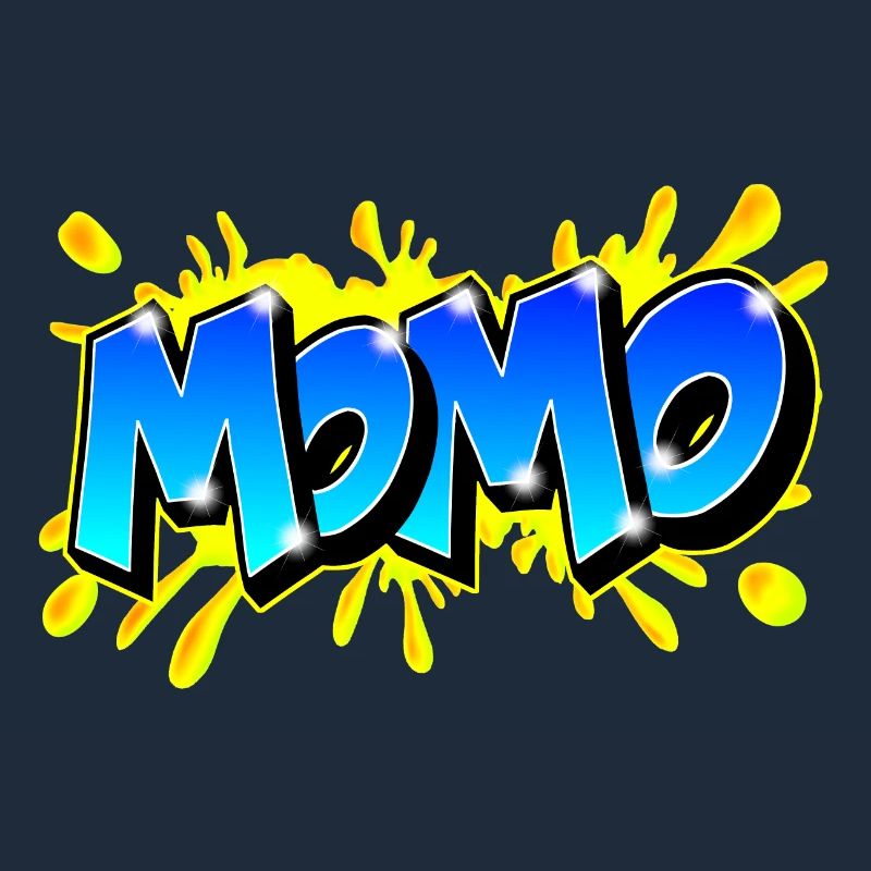 Graffiti Name MOMO printable on evrything