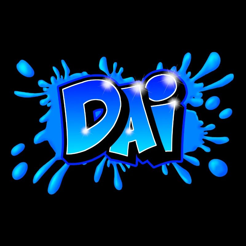 Graffiti name DAI "DAI" imprimable sur tout