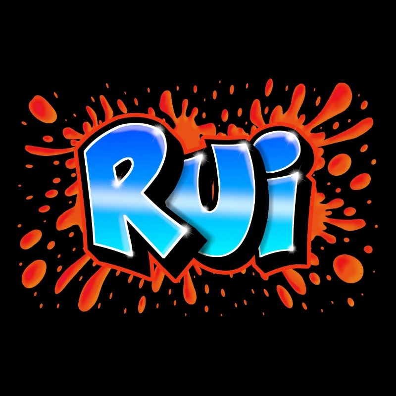 Rot Rui+splash Name Graffiti
