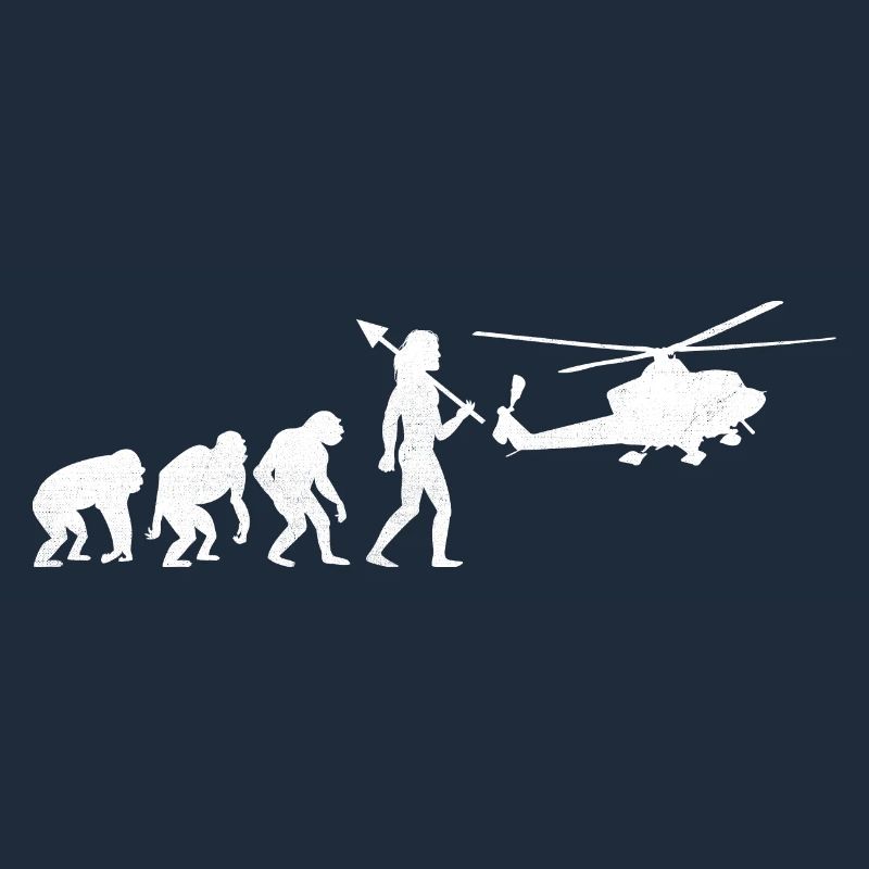 Evolution Hubschrauber Flieger Pilot Chopper Hubschrauber