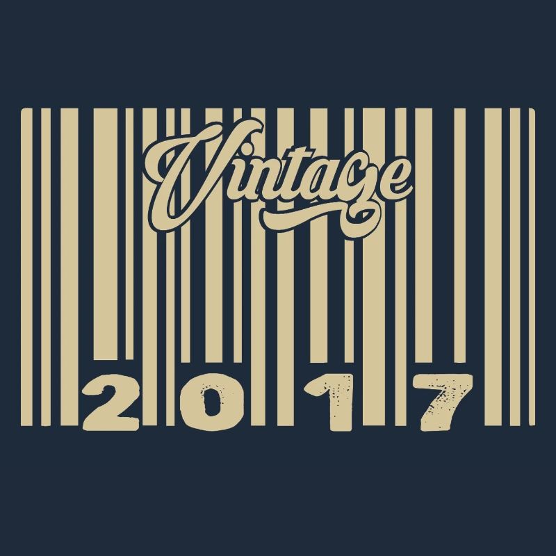 vintage 2017 Code barre 2017: Année 2025.