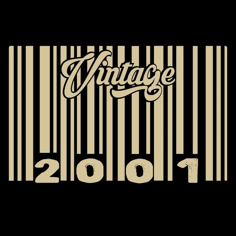 vintage 2001 Code barre 2001: Année 2025.