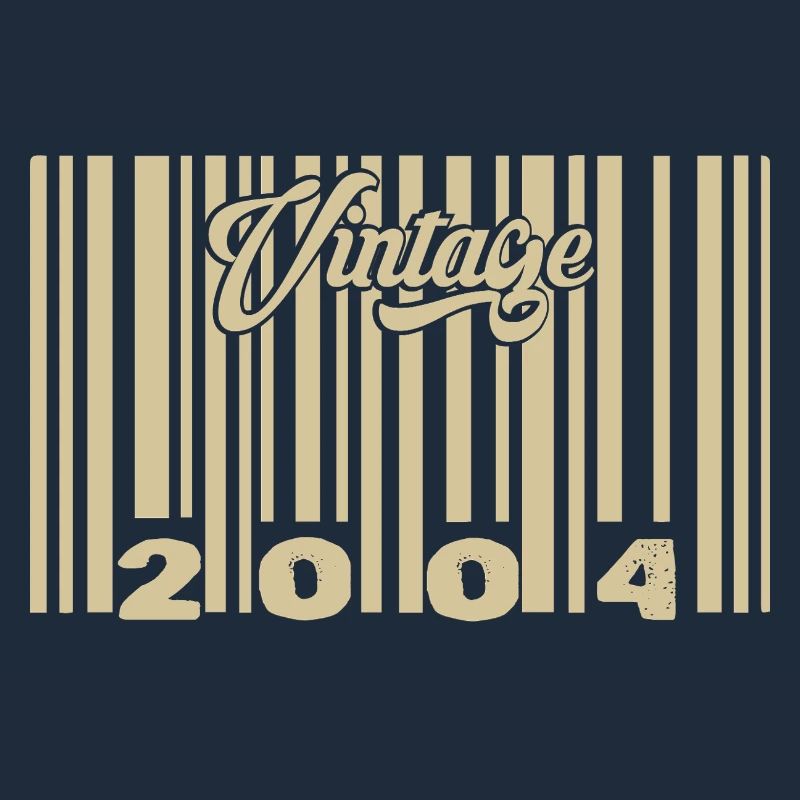 vintage 2004 Barcode 2004: Year 2025.