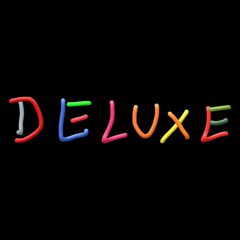Lettrage arc-en-ciel de luxe