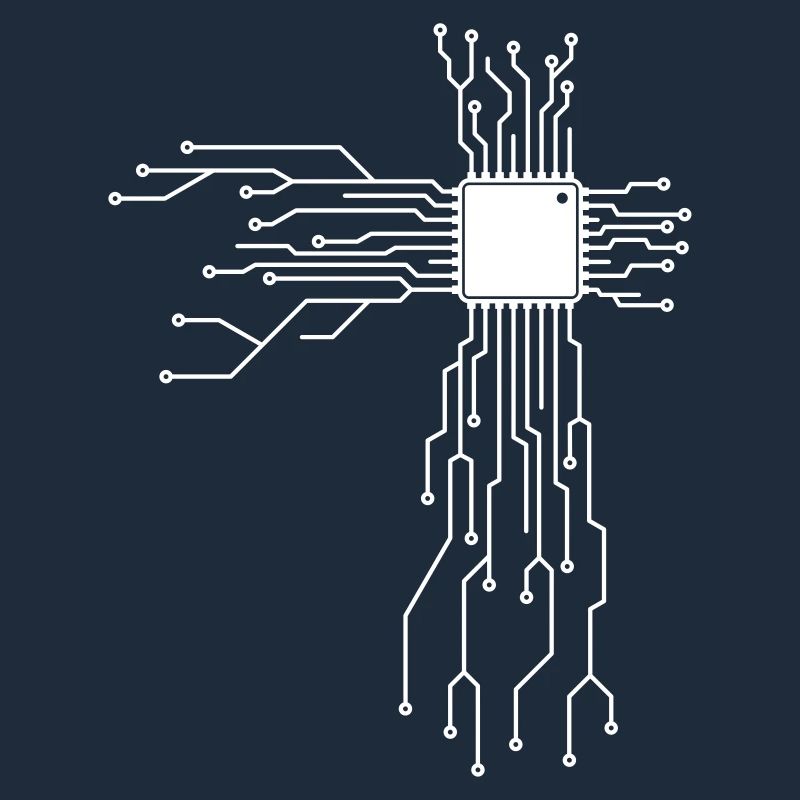 Elektroniker - Programmierer Platine T-Shirt