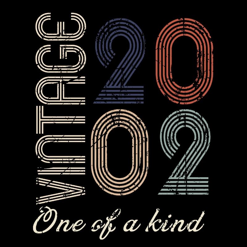 22. Geburtstag 2002 - Vintage Retro Geschenkidee