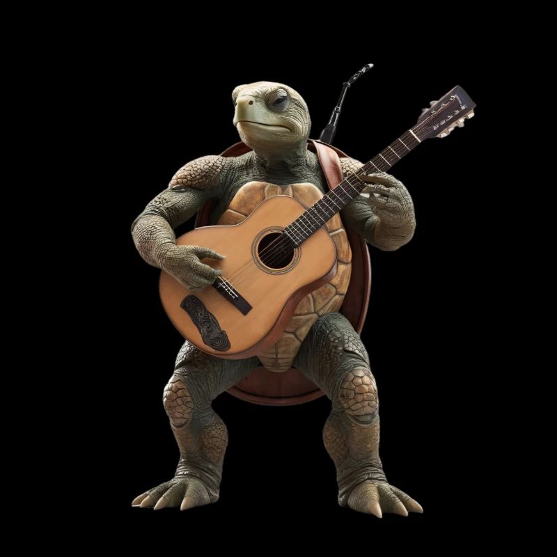 Schildkröte Gitarre