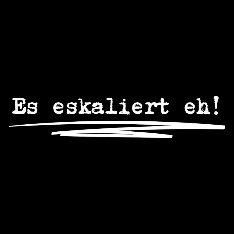 It's escalating anyway!