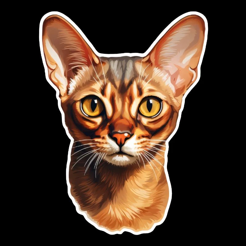 Abessinierkatzenkopf