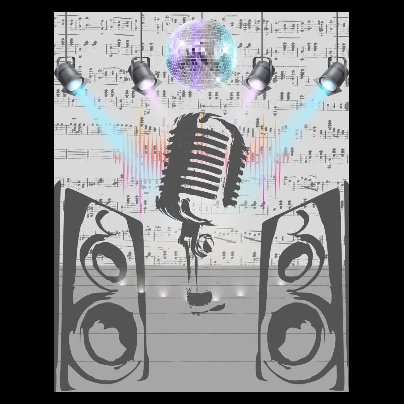Microphone pour l’amour de la musique