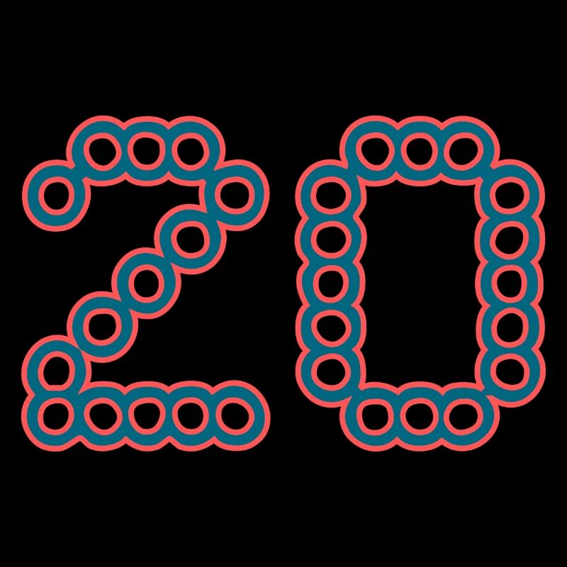 20. 20 YEARS. 20th ANNIVERSARY. 20 YEARS ANNIVERSARY.