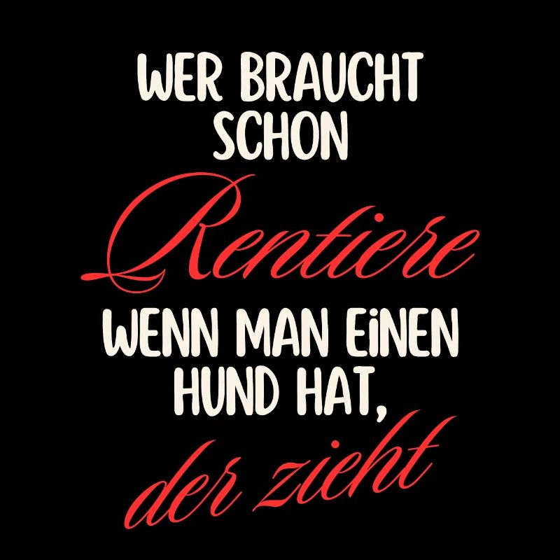 Who needs REINDEER when you have a dog, he pulls