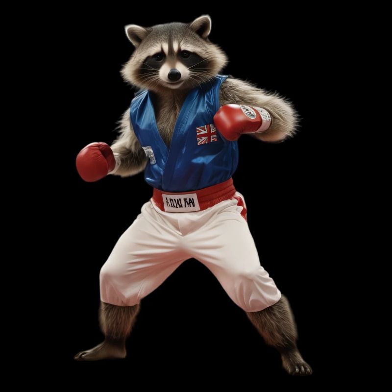 Sport-Waschbär