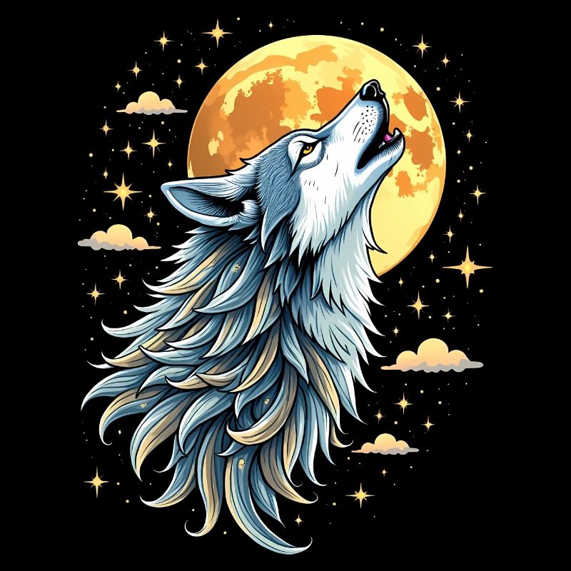 Mystischer Wolf - Herzschlag