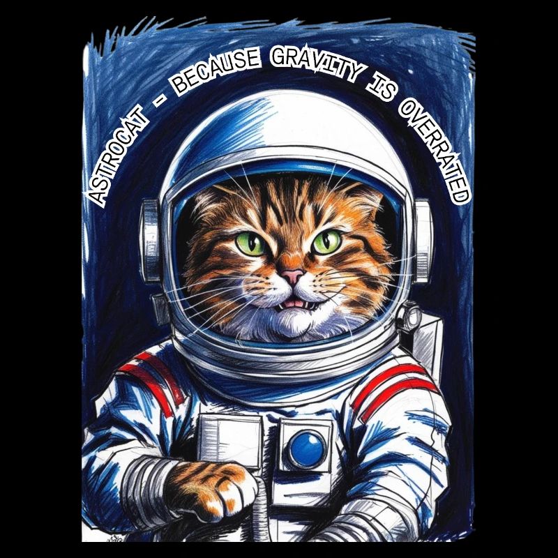 Chat Espace Dicton Cadeau