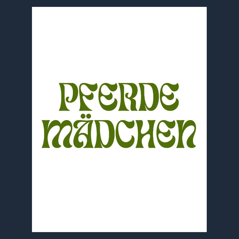 PFERDEMÄDCHEN Retro-Design