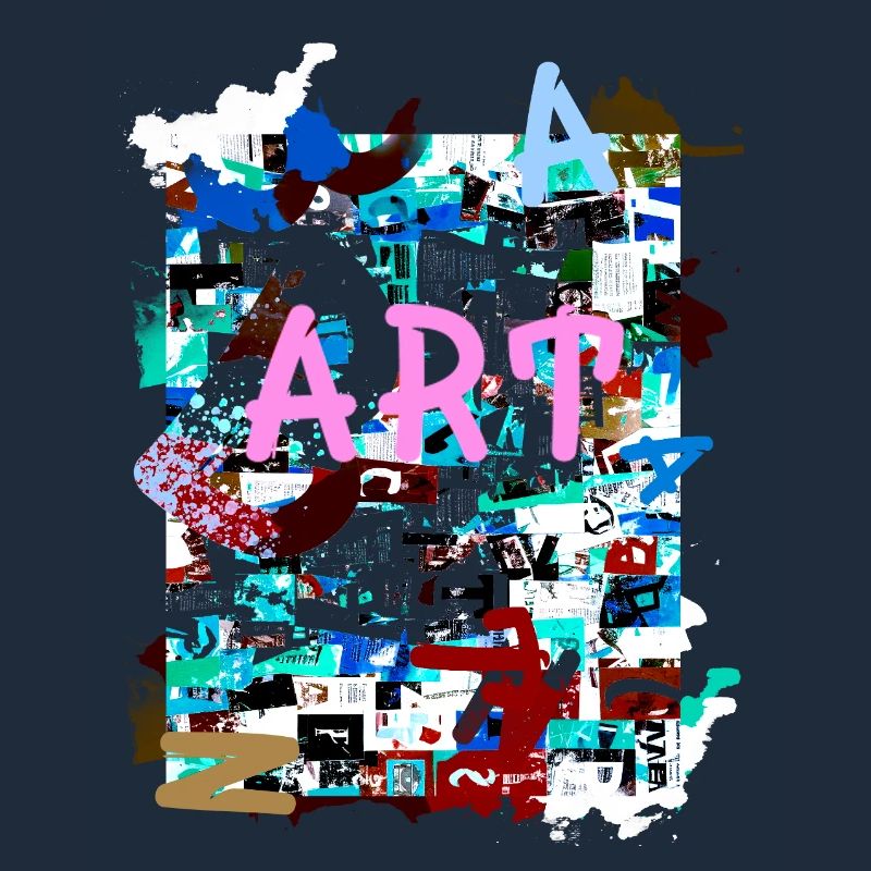 Pattern ,Pop Art , Art,Collage, Art,Newspaper, Typo