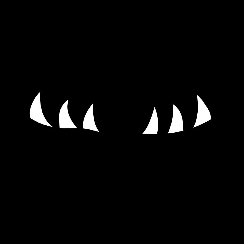 mouth teeth face head face small monster horror