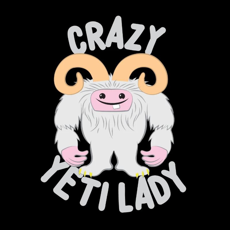 Dame folle de yeti