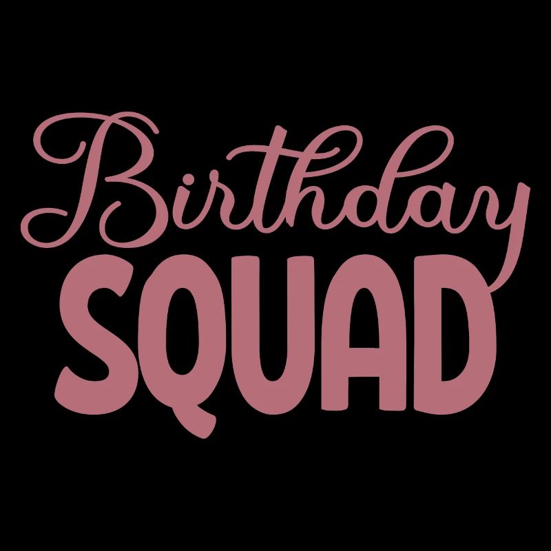 Birthday Squad Matching Group Birthday Party Gift