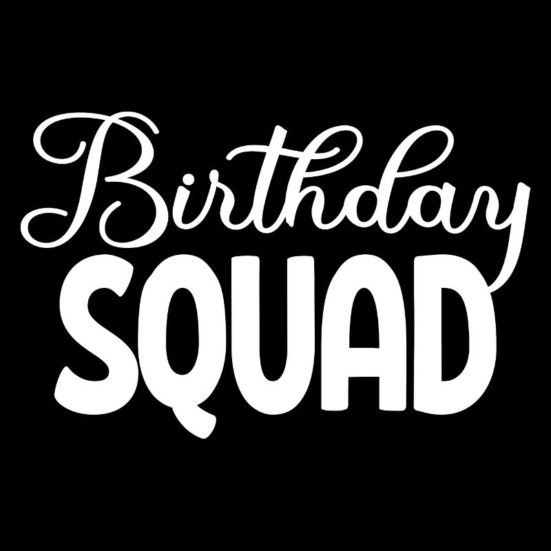 Birthday Squad Matching Group Birthday Party Gift