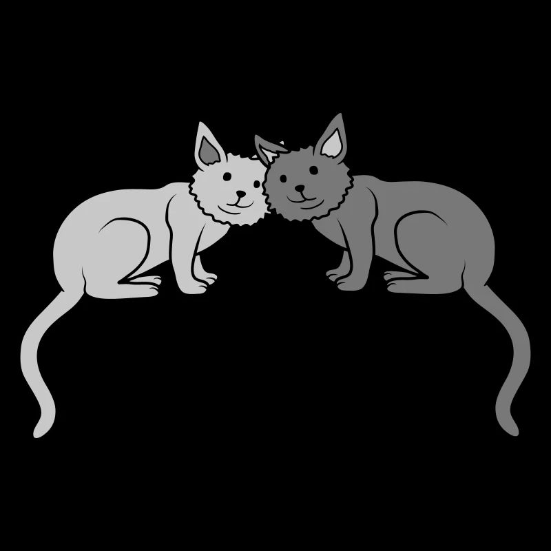 Pärchen Katzen Team Freunde