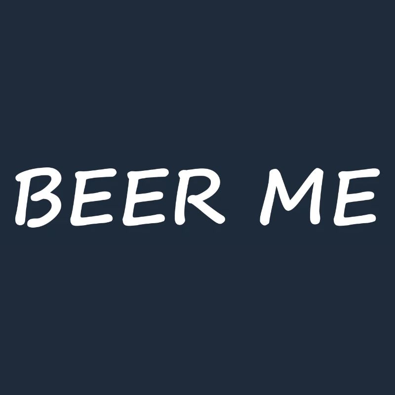 Bier Me Handgeschriebenes Bier Banner