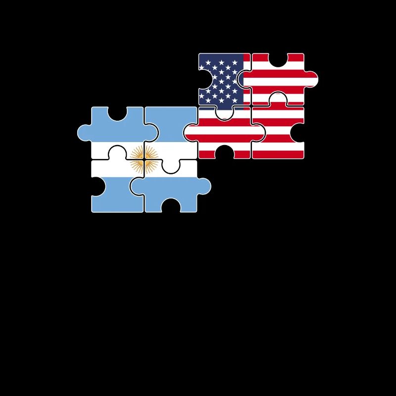 Argentine États-Unis Drapeau Américain Argentin