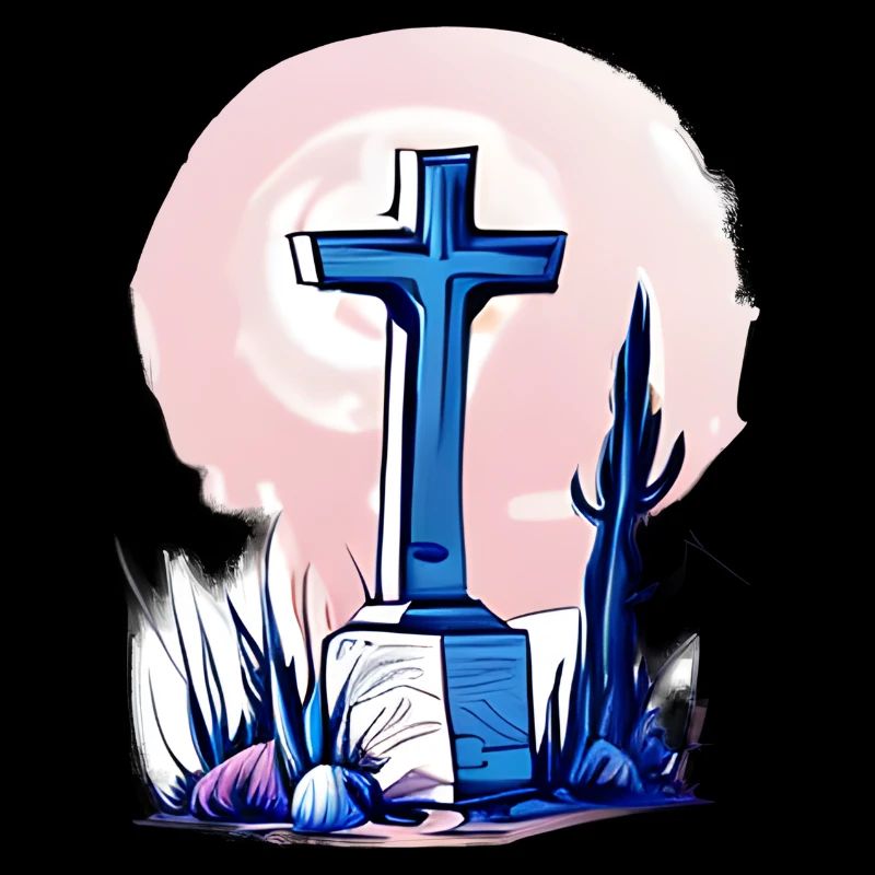 Croix sur une tombe