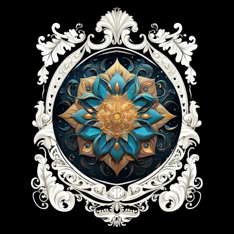 VINTAGE COSMIC MANDALA.