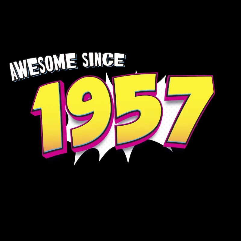 Retro 66. Geburtstag im Pop Art Comic Stil